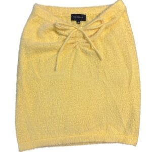 MAJORELLE Sunny Yellow Mini Skirt